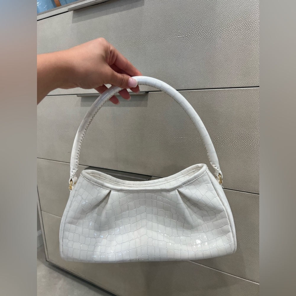 Elleme white croc bag like new